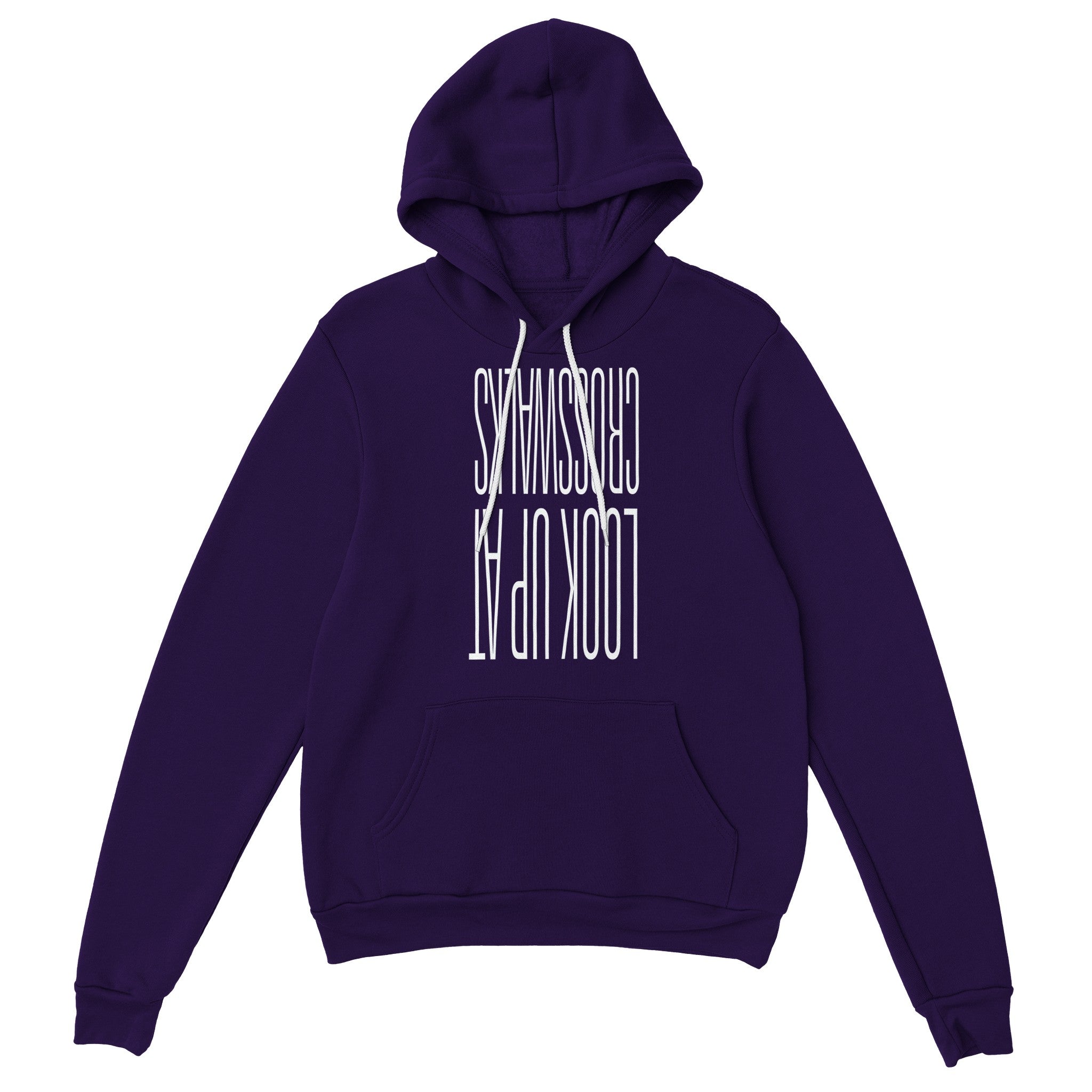 LOOK UP AT CROSSWALKS - Unisex Pullover Hoodie