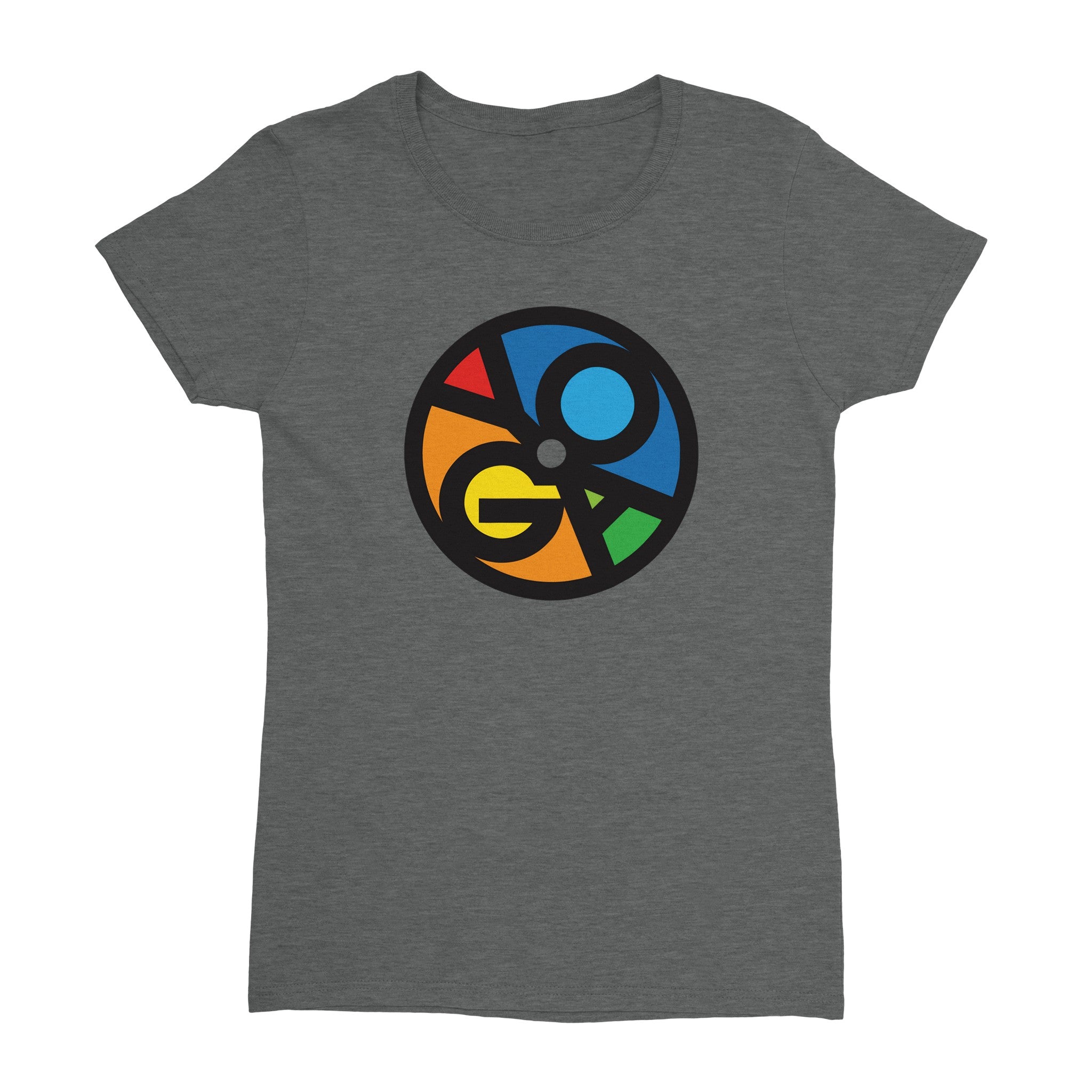 YOGA (Circle) - Heavyweight Womens Crewneck T-shirt