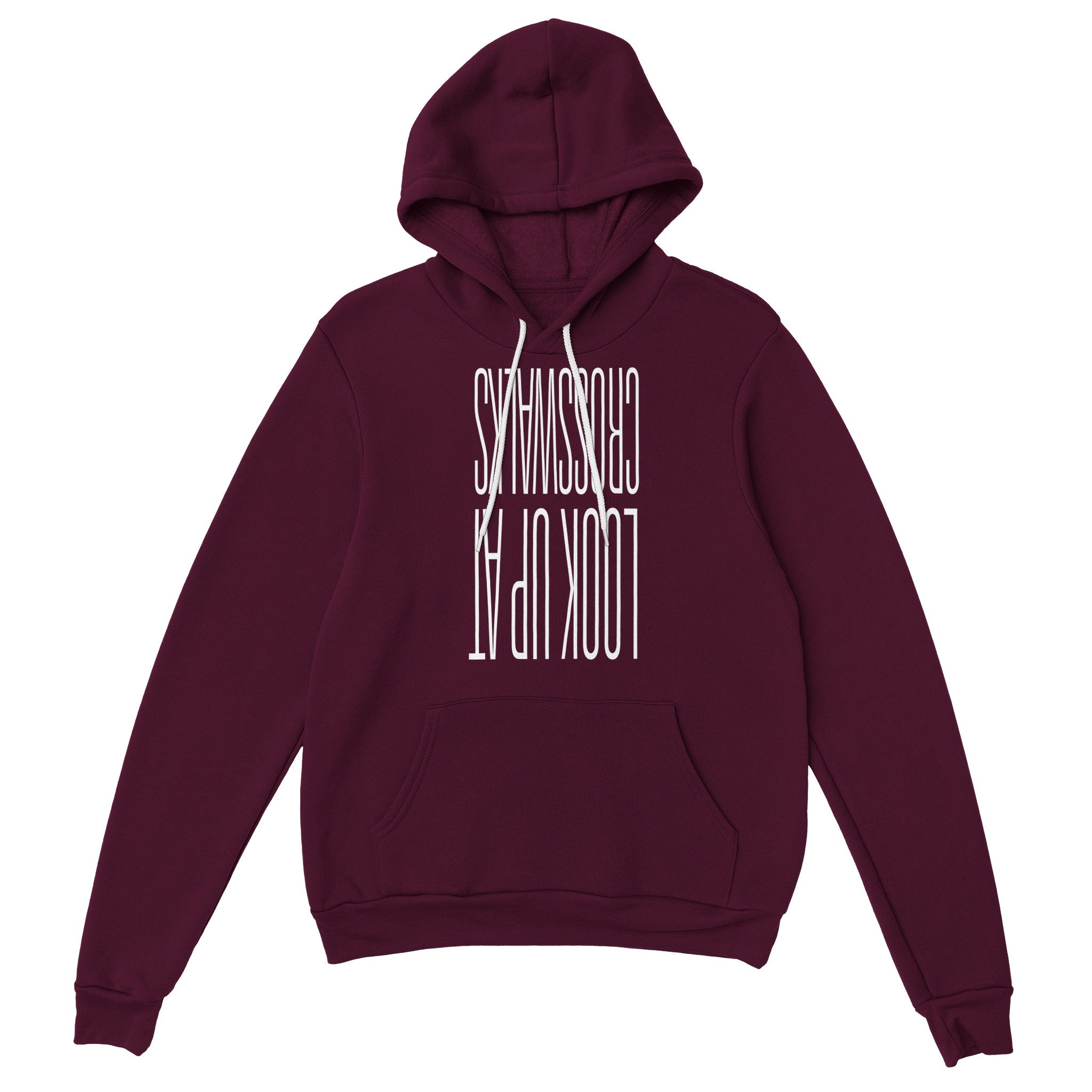 LOOK UP AT CROSSWALKS - Unisex Pullover Hoodie