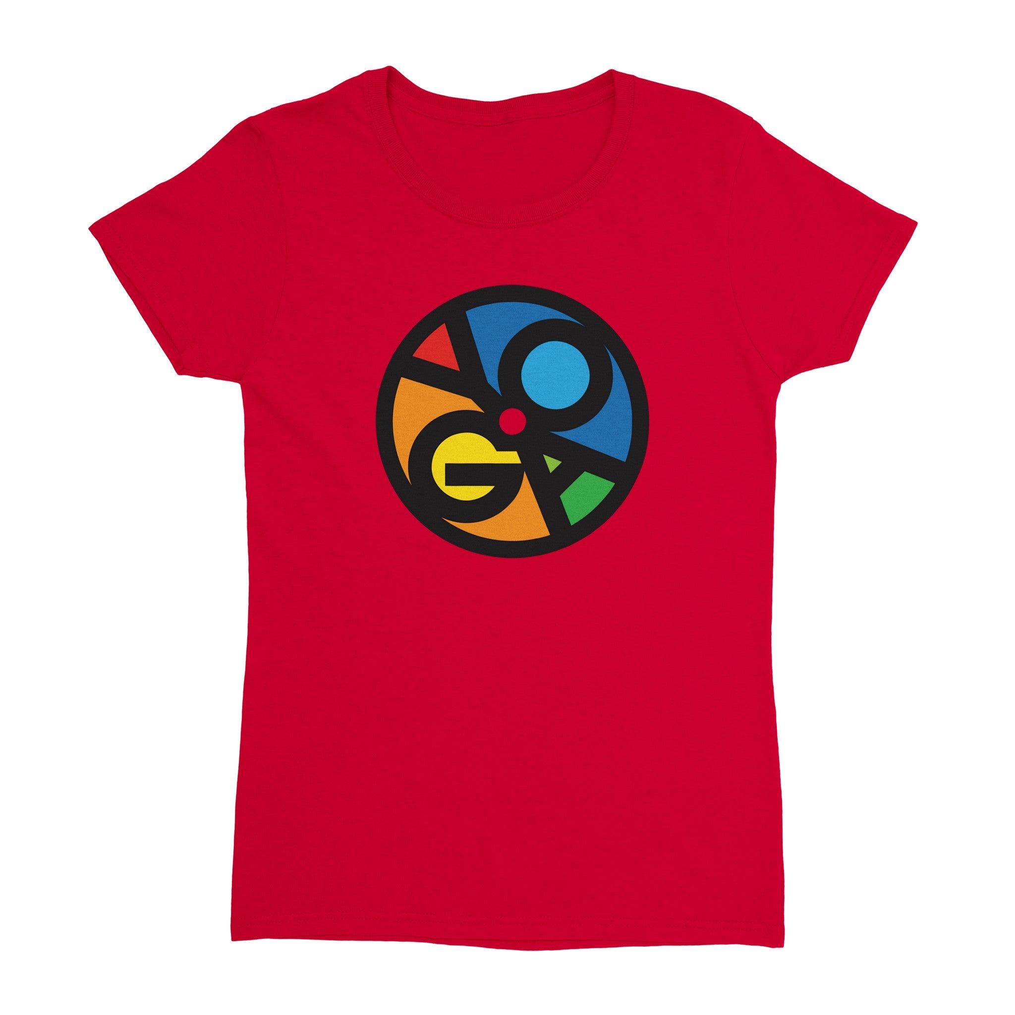 YOGA (Circle) - Heavyweight Womens Crewneck T-shirt