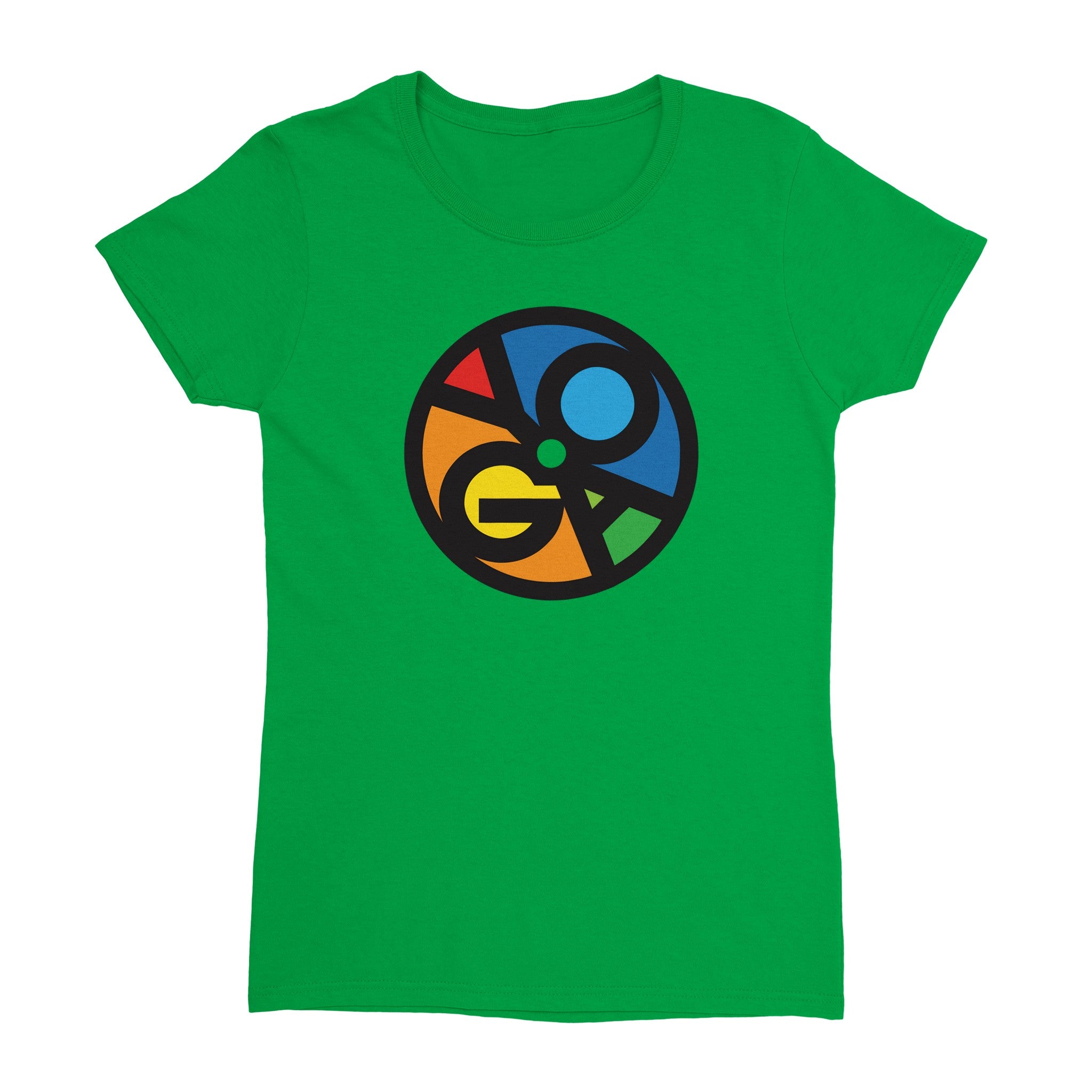 YOGA (Circle) - Heavyweight Womens Crewneck T-shirt