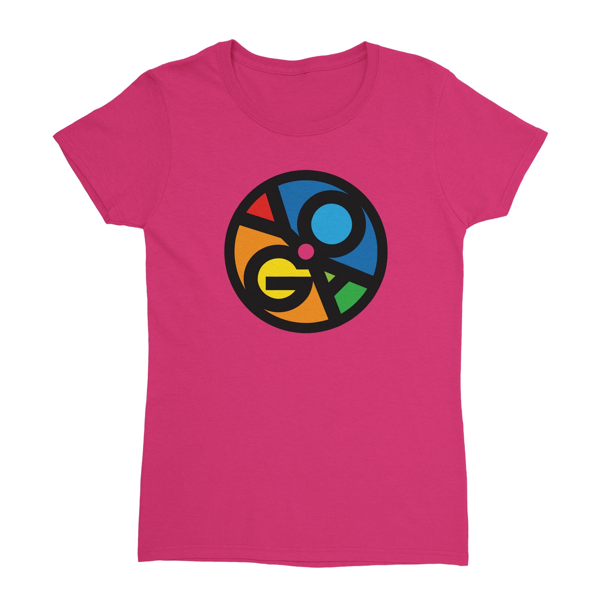 YOGA (Circle) - Heavyweight Womens Crewneck T-shirt