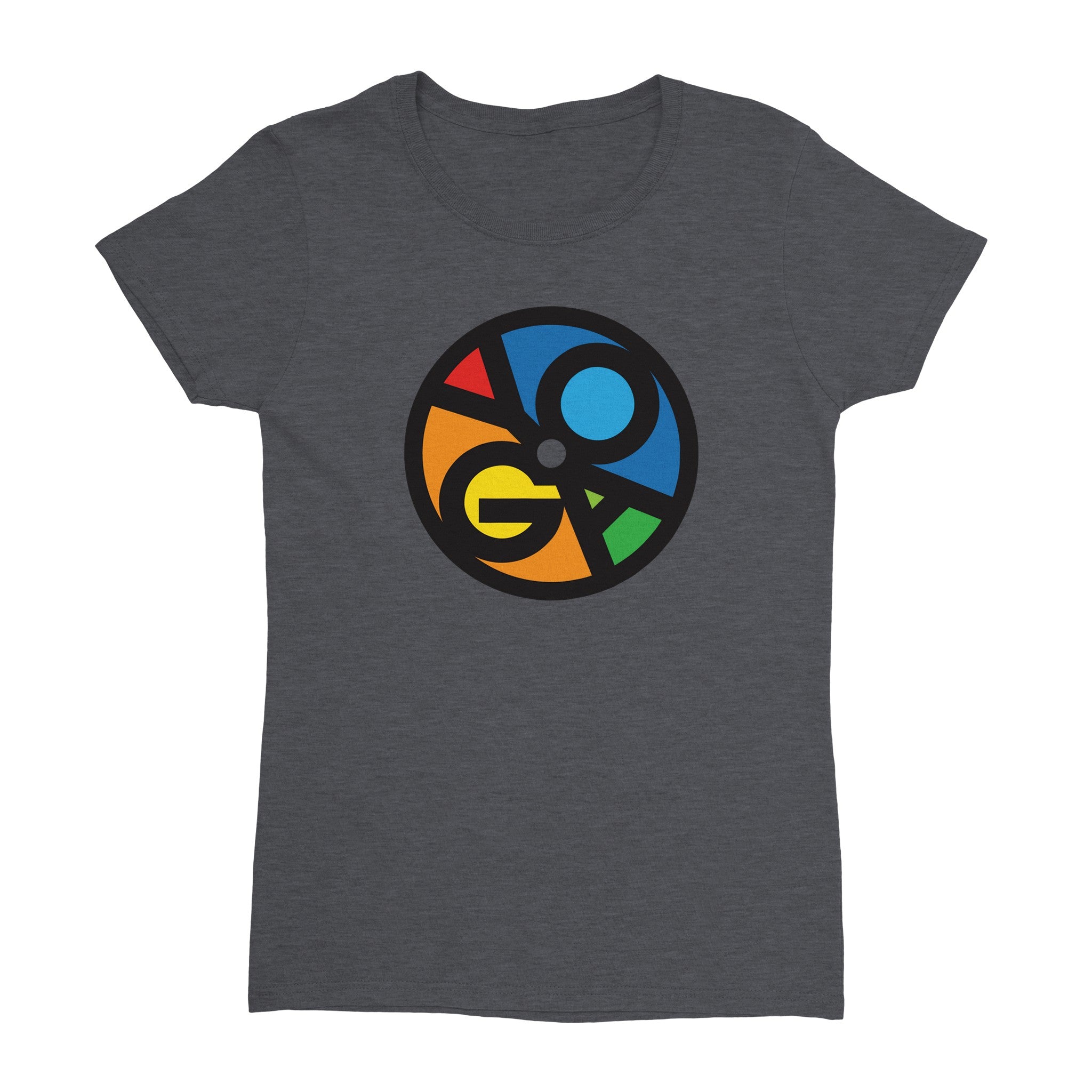 YOGA (Circle) - Heavyweight Womens Crewneck T-shirt