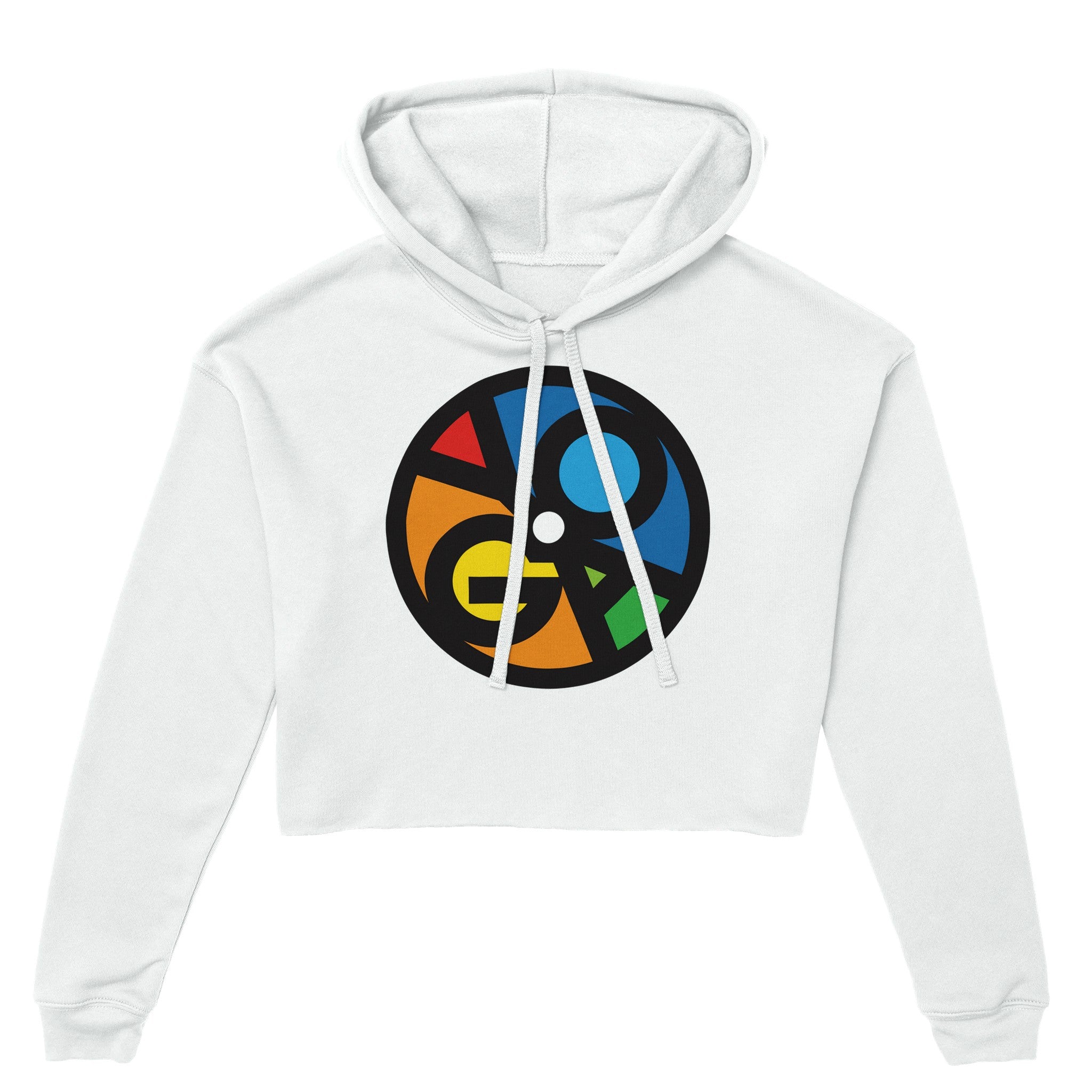 YOGA (Circle) - Women's Cropped Hoodie