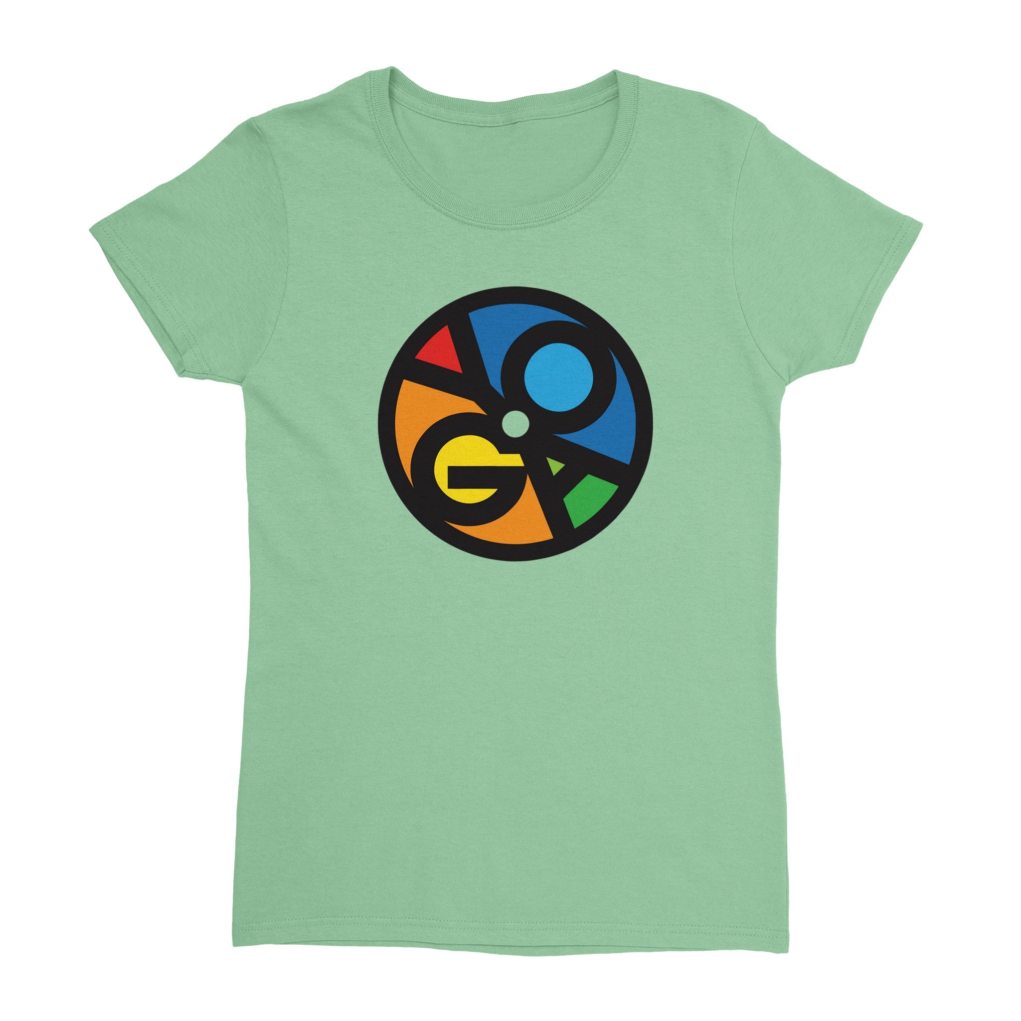 YOGA (Circle) - Heavyweight Womens Crewneck T-shirt